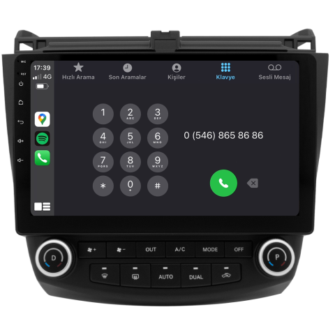 Honda Accord Android Multimedya Sistemi (2003-2008)