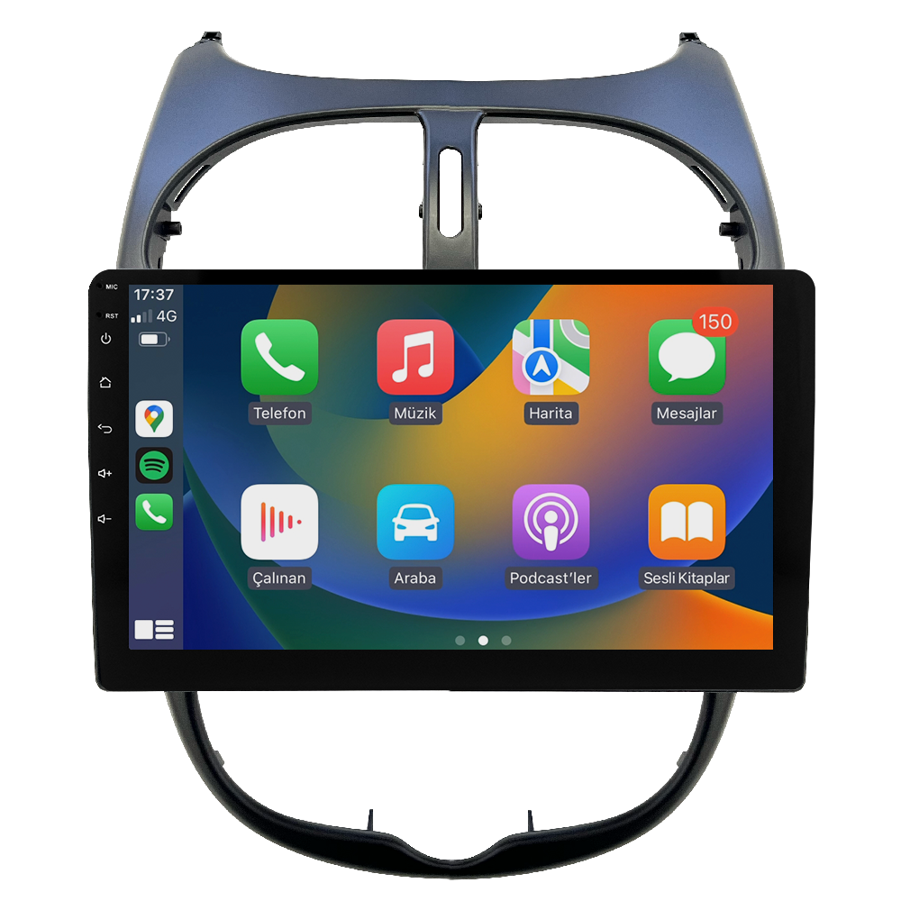 Peugeot 206 Android Multimedya Sistemi (2006-2011) CRV-4427X