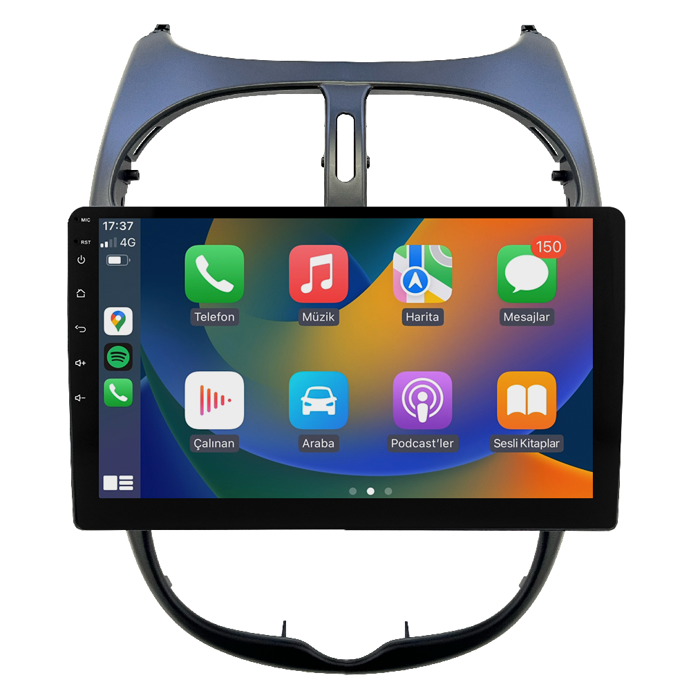 Peugeot 206 Android Multimedya Sistemi (2006-2011) CRV-4427XD