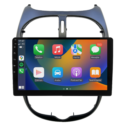 Peugeot 206 Android Multimedya Sistemi (2006-2011) CRV-4427XD