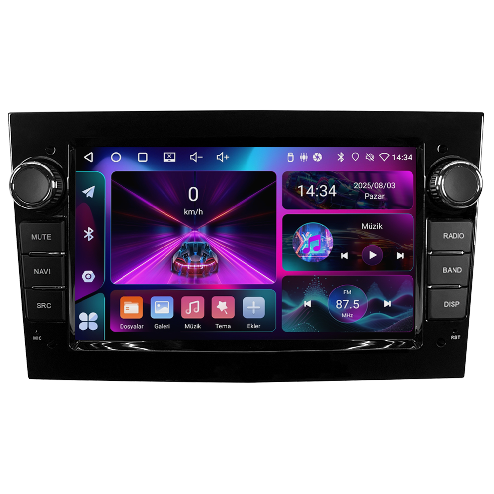 Opel Corsa Android Multimedya Sistemi (2005-2014) CRV-4922RD