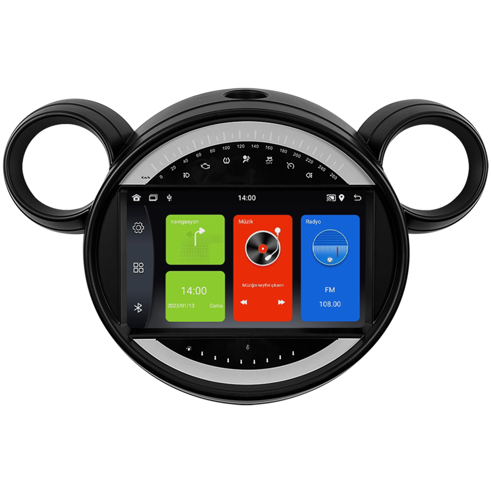 Mini Cooper Android Multimedya Sistemi (2007-2011) CRV-4779XDA