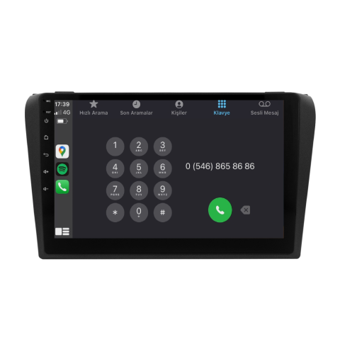 Mazda 3 Android Multimedya Sistemi (2004-2009)