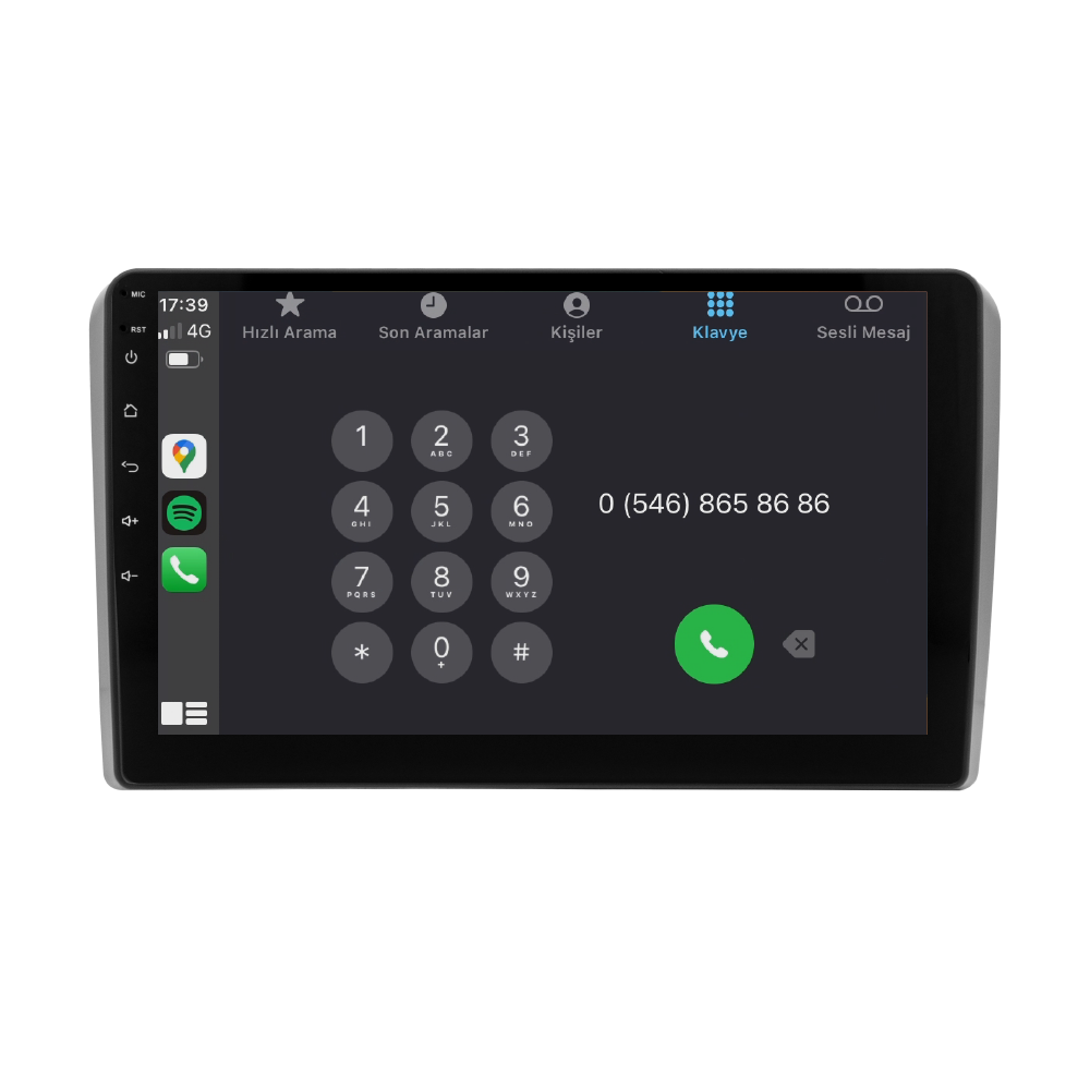 Audi A3 Android Multimedya Sistemi (2005-2012)