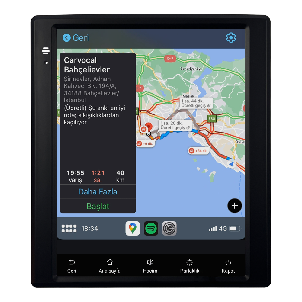 Fiat Doblo Android Multimedya Sistemi (2015-2022) CRV-4879XAAT