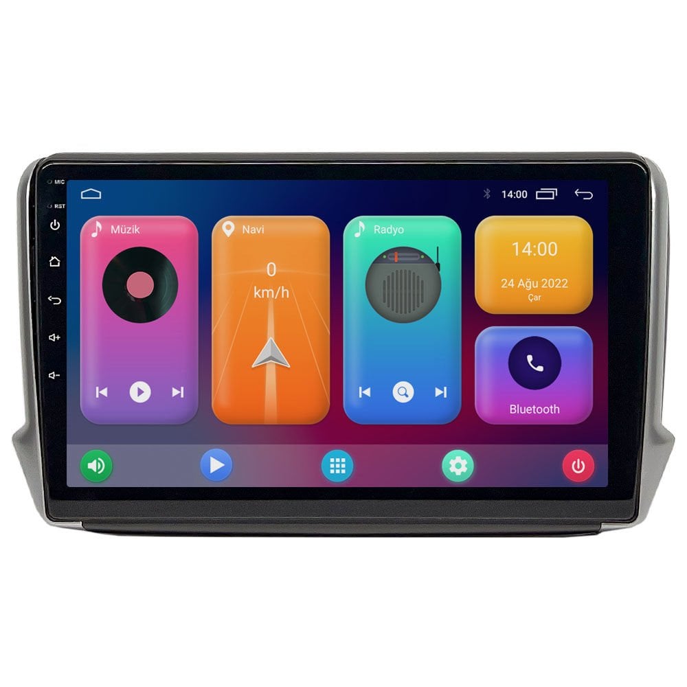Peugeot 208 Android Multimedya Sistemi (2013-2021)