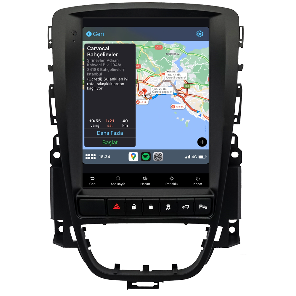 Opel Astra J Android Multimedya Sistemi (2010-2019)