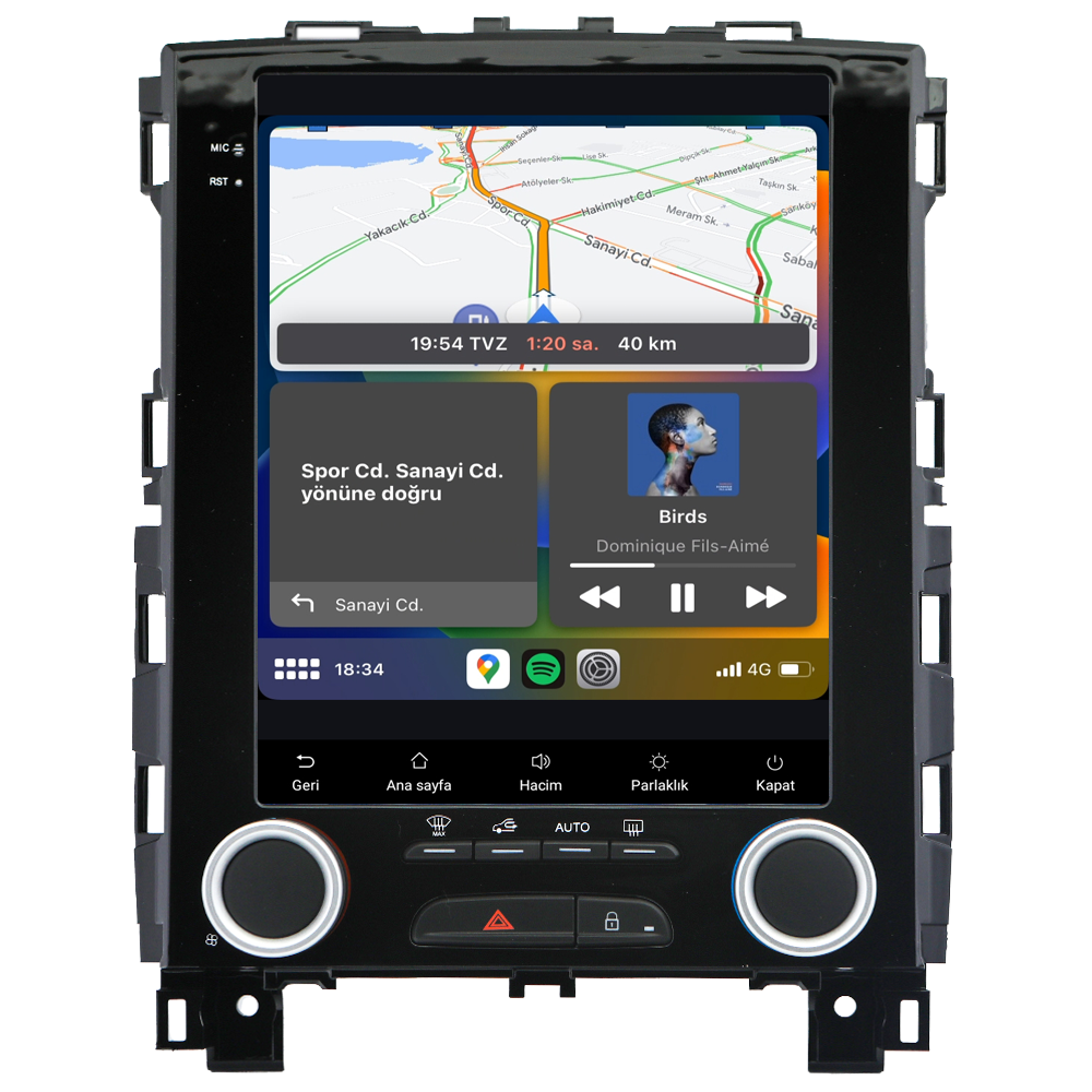 Renault Megane 4 Android Multimedya Sistemi (2016-2024)