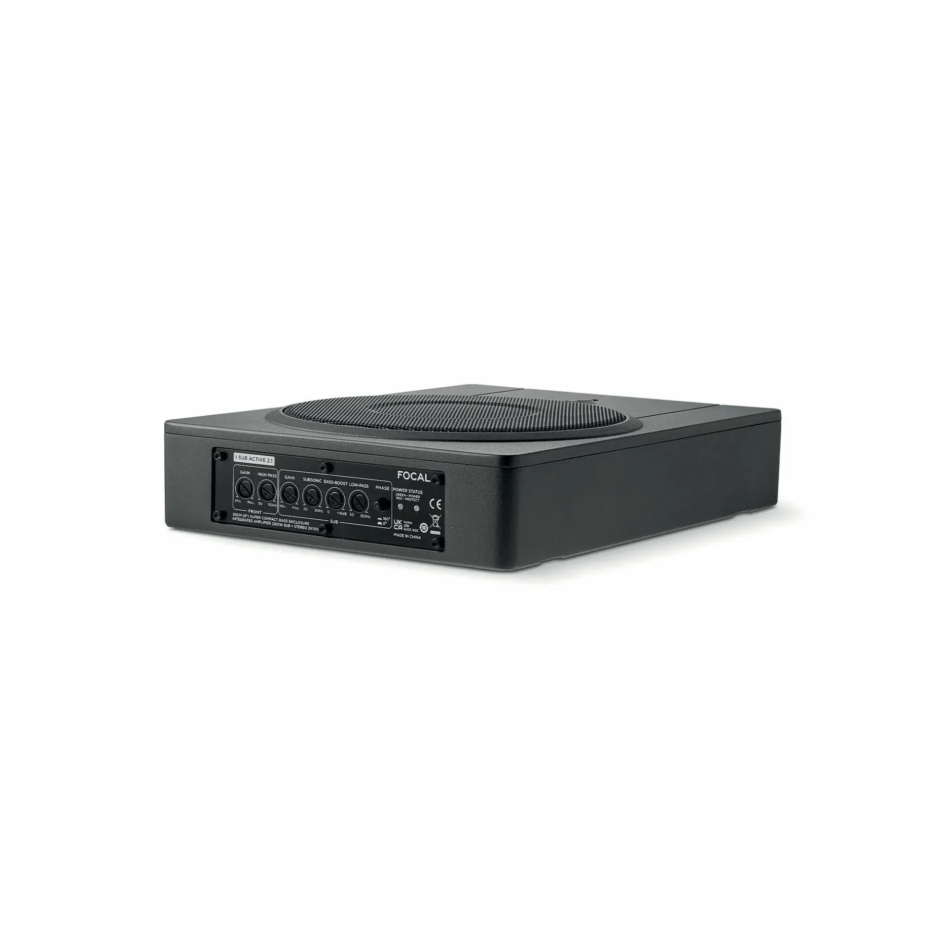 Focal ISUB-2.1 2 Kanal Amfili Koltuk Altı Subwoofer (20cm)