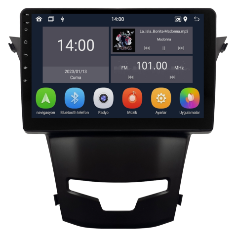 Ssangyong Korando Android Multimedya Sistemi (2014-2018) CRV-4923XD