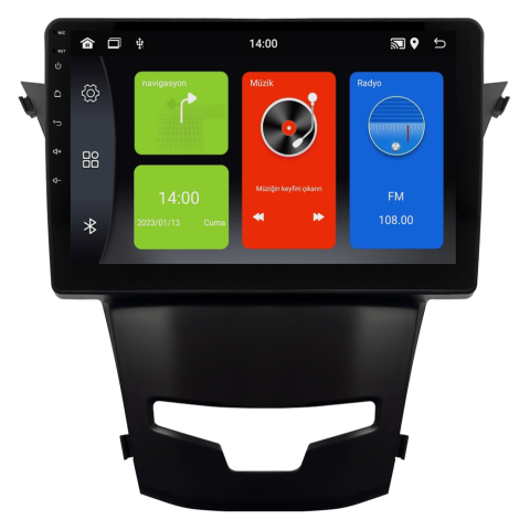Ssangyong Korando Android Multimedya Sistemi (2014-2018) CRV-4923XDA