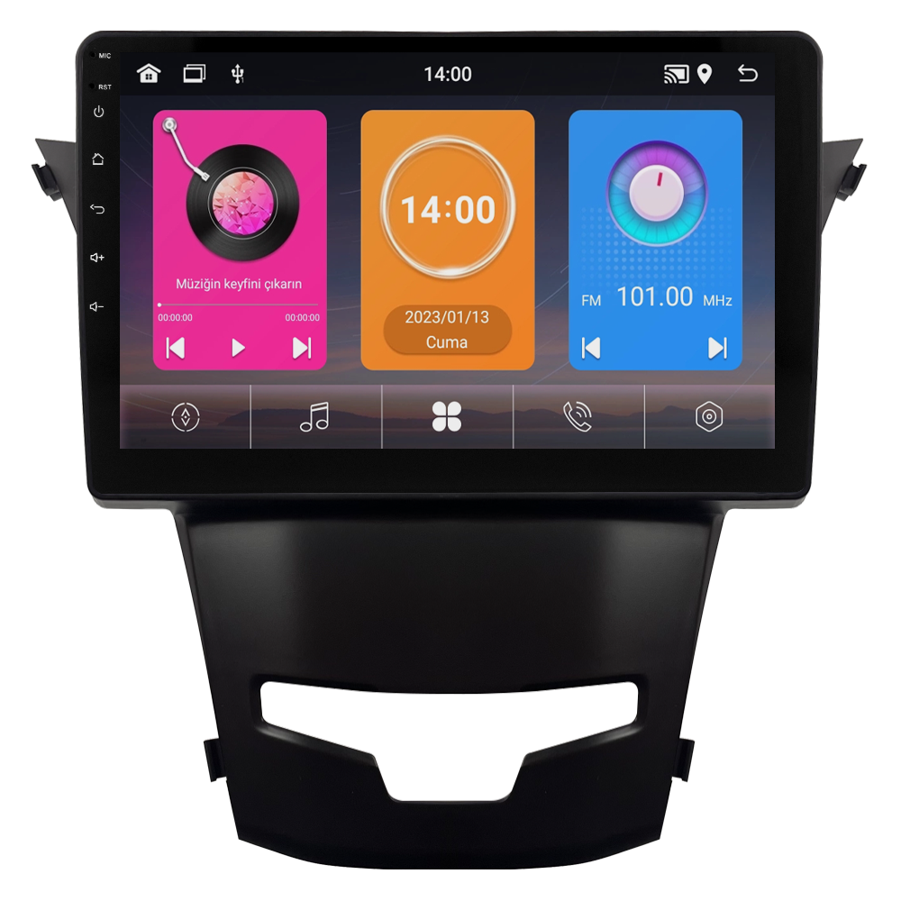 Ssangyong Korando Android Multimedya Sistemi (2014-2018) CRV-4923XAA