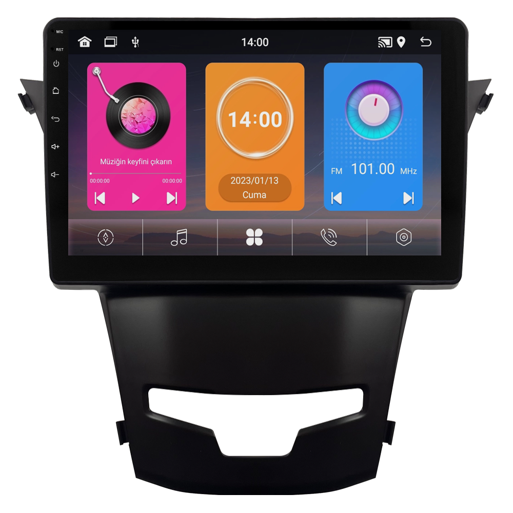 Ssangyong Korando Android Multimedya Sistemi (2014-2018) CRV-4923XAA