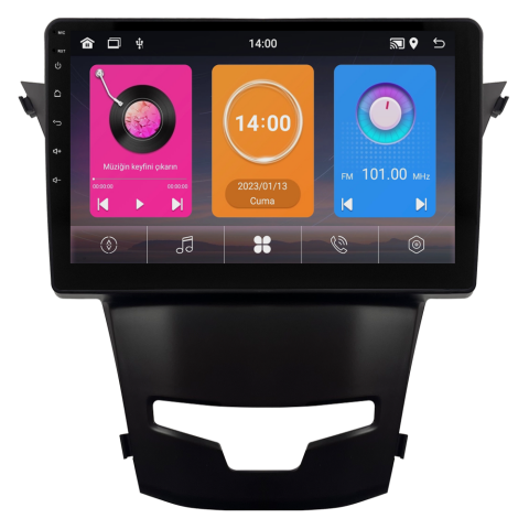 Ssangyong Korando Android Multimedya Sistemi (2014-2018) CRV-4923XAA