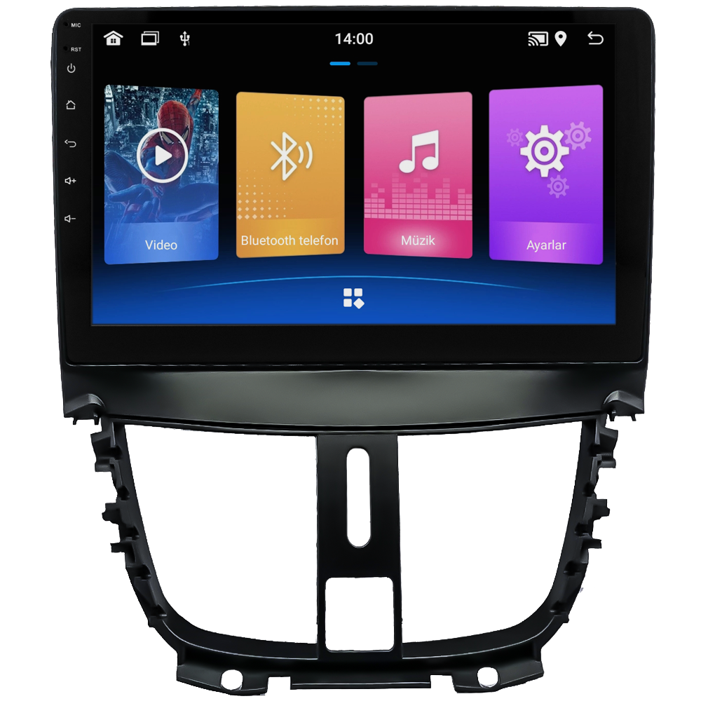 Peugeot 207 Android Multimedya Sistemi (2006-2012)
