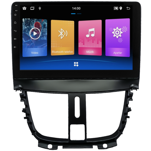 Peugeot 207 Android Multimedya Sistemi (2006-2012)