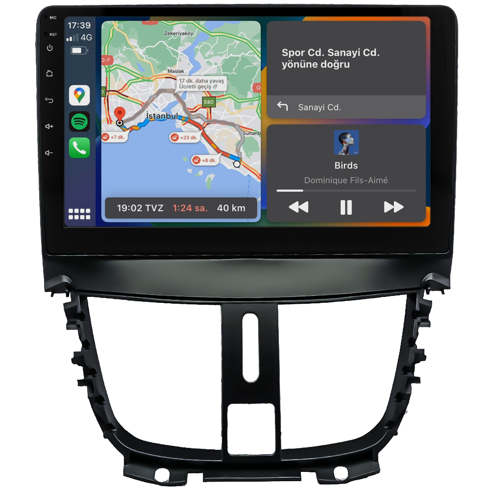 Peugeot 207 Android Multimedya Sistemi (2006-2012)