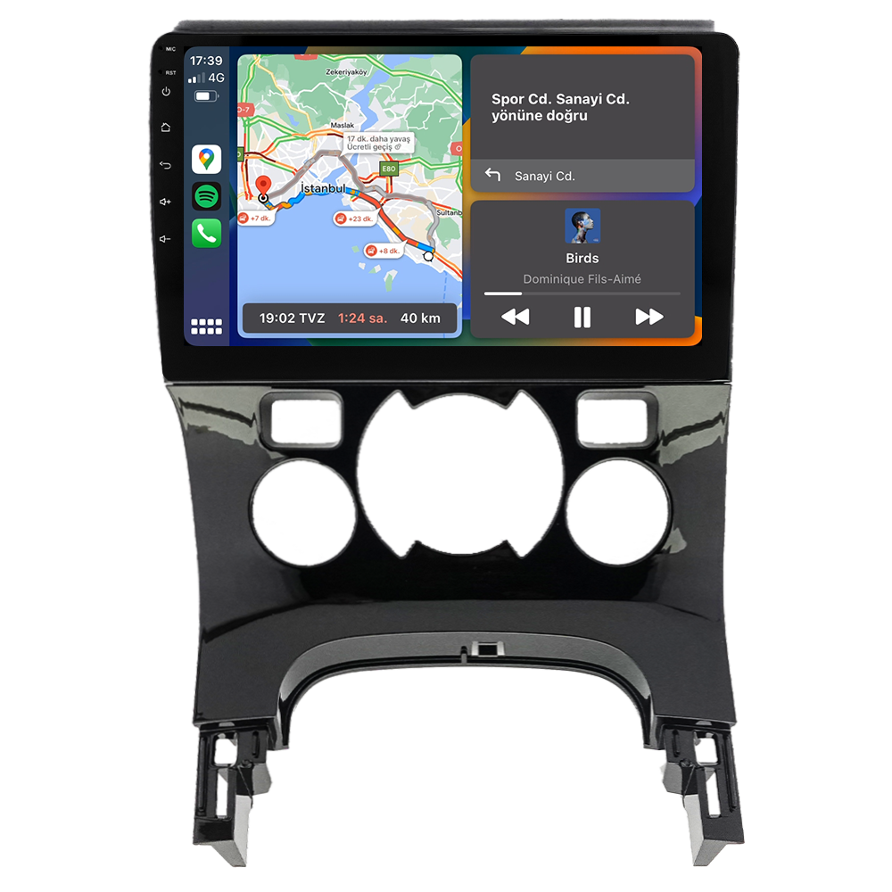 Peugeot 5008 Android Multimedya Sistemi (2009-2016) Dijital Klima