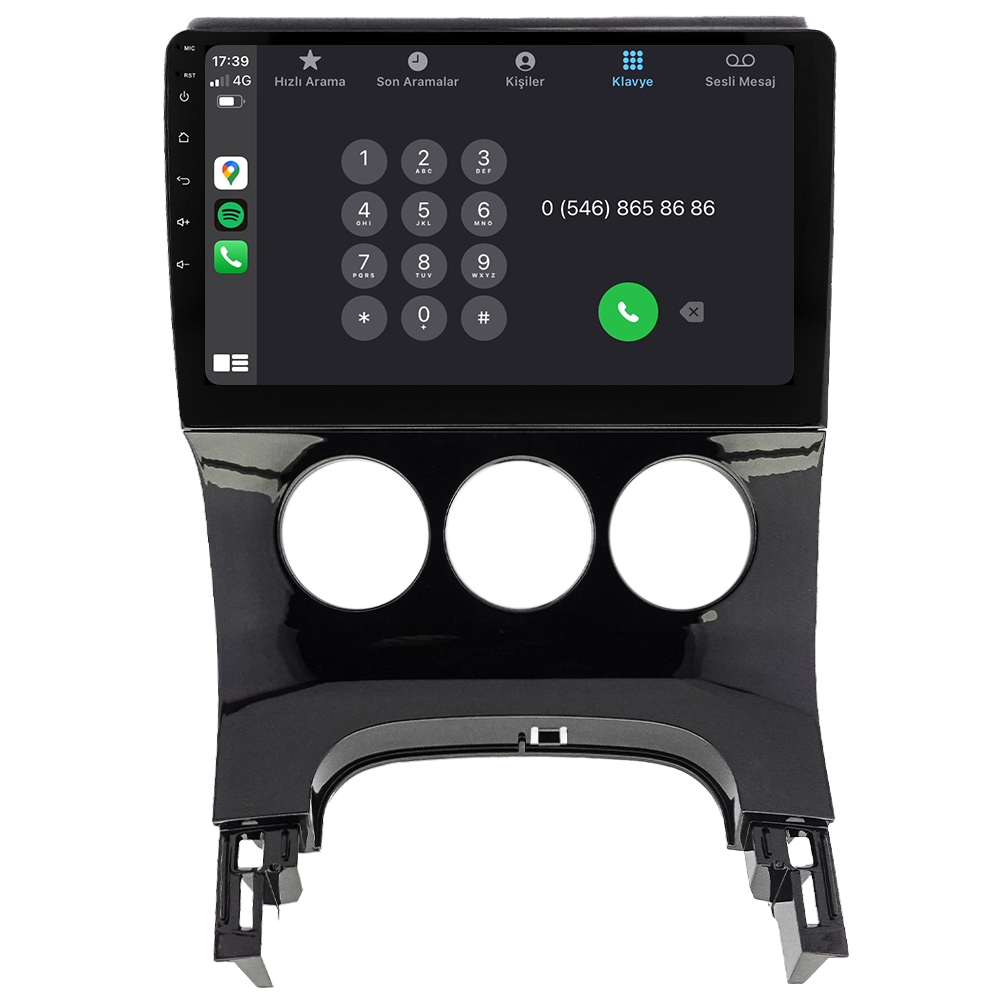 Peugeot 5008 Android Multimedya Sistemi (2009-2016) Manuel Klima