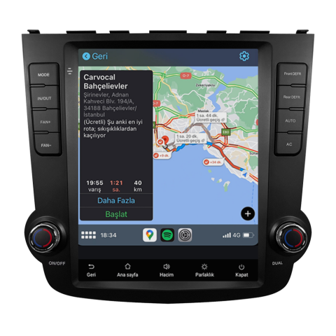 Honda CRV Android Multimedya Sistemi (2007-2011) CRV-4889XDT