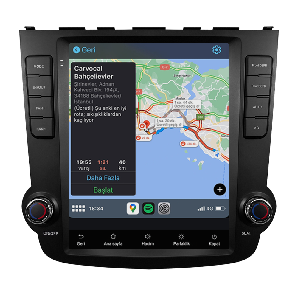 Honda CRV Android Multimedya Sistemi (2007-2011) CRV-4889XAT