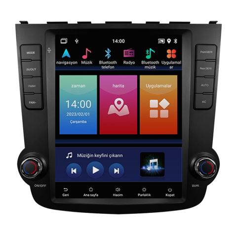 Honda CRV Android Multimedya Sistemi (2007-2011) CRV-4889XAT