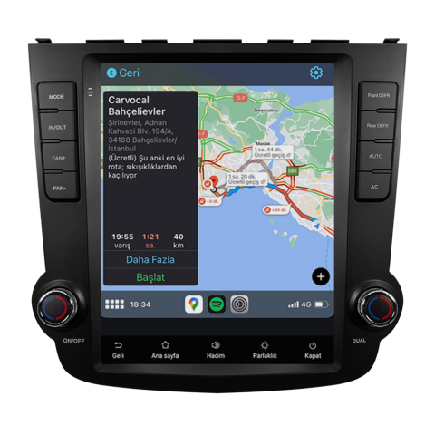Honda CRV Android Multimedya Sistemi (2007-2011) CRV-4889XAAT