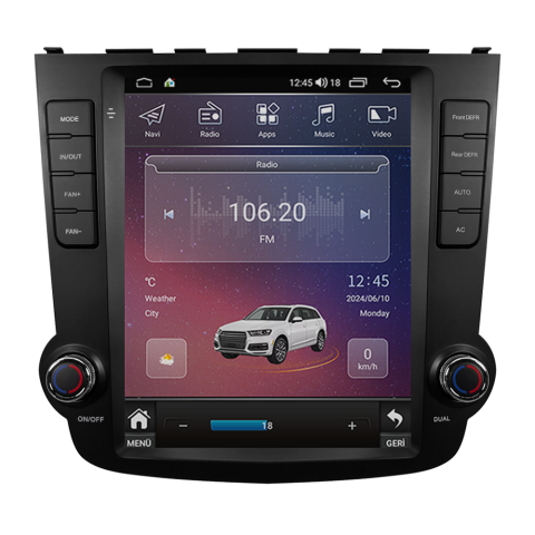Honda CRV Android Multimedya Sistemi (2007-2011) CRV-4889XAAT