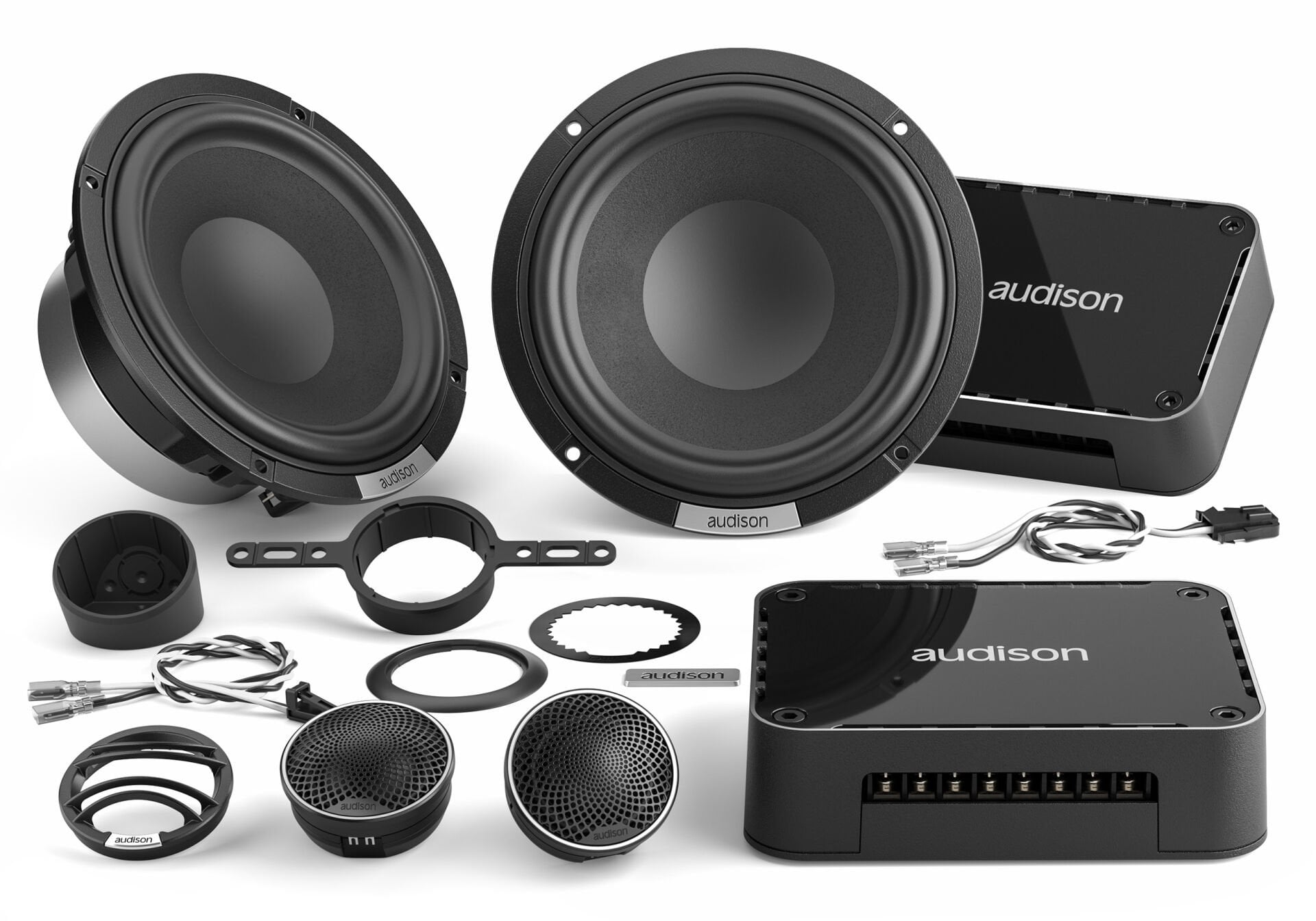 Audison Voce AV 6.5 スピーカーセット Audison AVK 6 P II VOCE II Serisi Komponent Mid Takımı