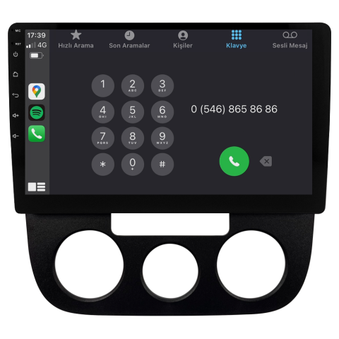 Volkswagen Jetta Android Multimedya Sistemi (2006-2010) CRV-4886X