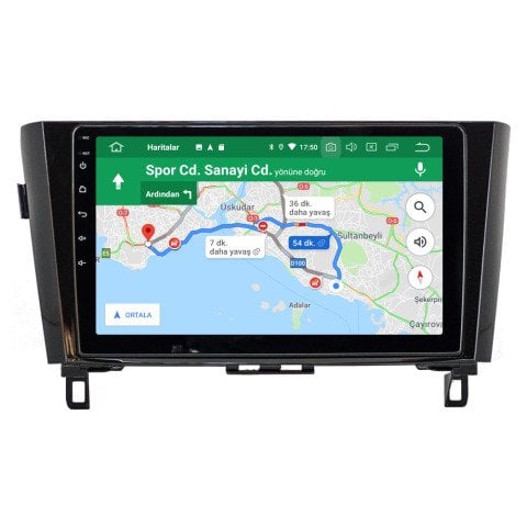 Nissan Qashqai Android Multimedya Sistemi (2014-2020)
