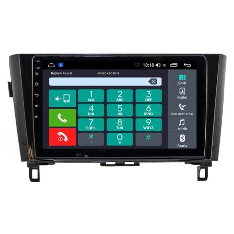Nissan Qashqai Android Multimedya Sistemi (2014-2020)