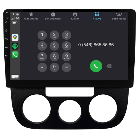 Volkswagen Jetta Android Multimedya Sistemi (2006-2010) CRV-4886XD