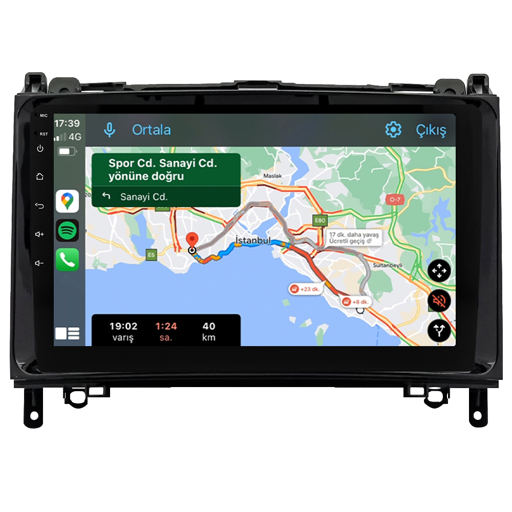 Mercedes A Serisi W169 Android Multimedya Sistemi (2006-2009) CRV4340X