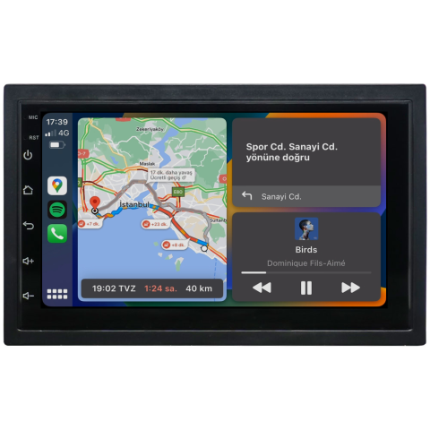 Universal Double Din Android Multimedya Sistemi