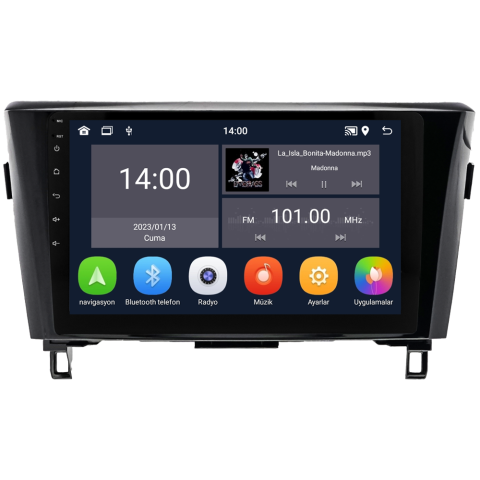 Nissan Qashqai Android Multimedya Sistemi (2014-2020)