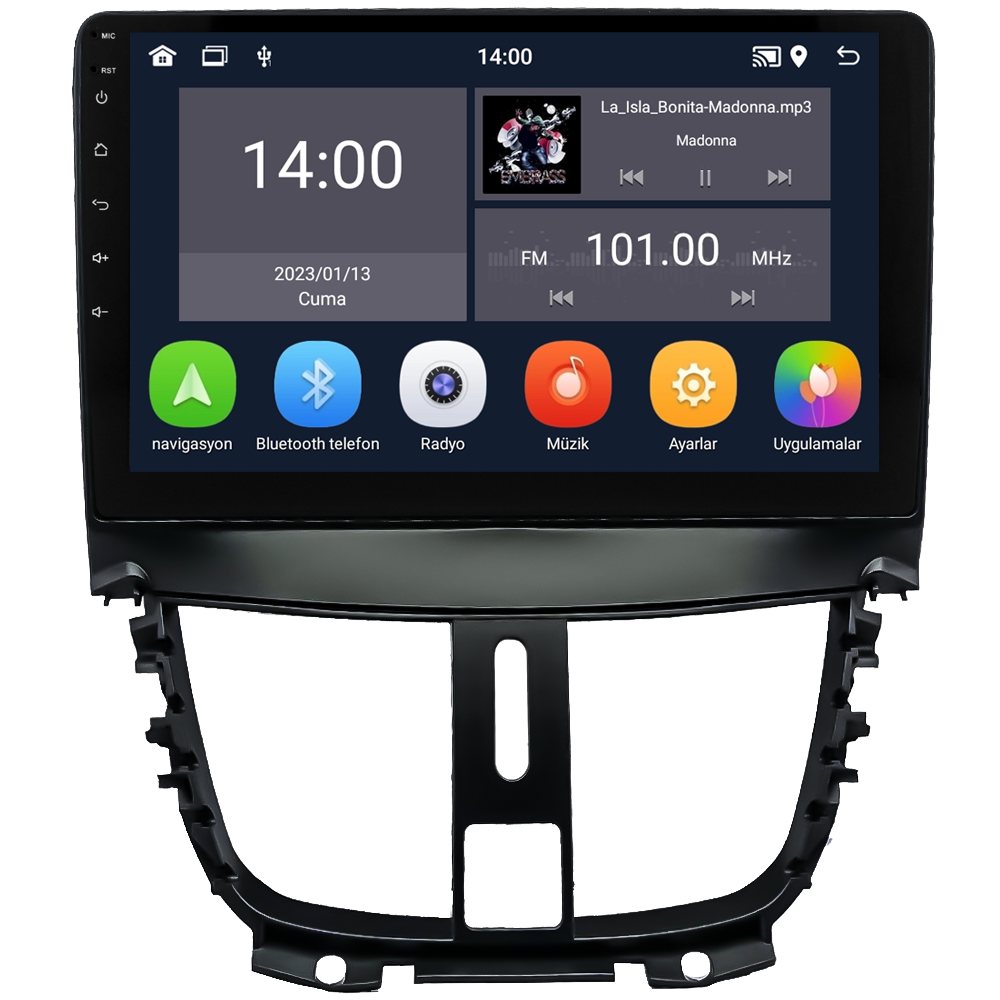 Peugeot 207 Android Multimedya Sistemi (2006-2012)