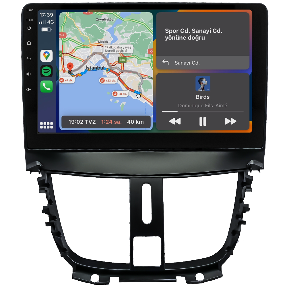 Peugeot 207 Android Multimedya Sistemi (2006-2012)