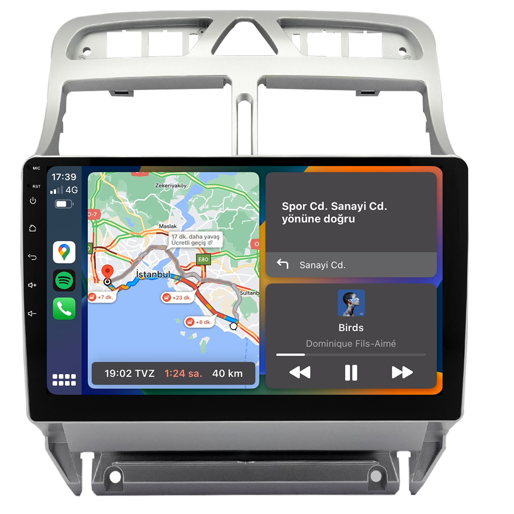 Peugeot 307 Android Multimedya Sistemi (2001-2008)