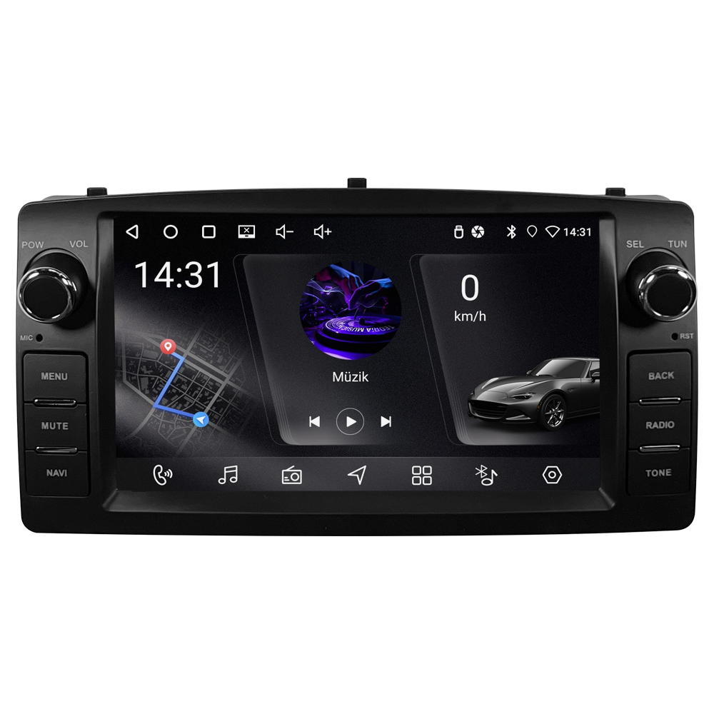 Toyota Corolla Terra/Sol Android Multimedya Sistemi (2004-2007) CRV-4896RD