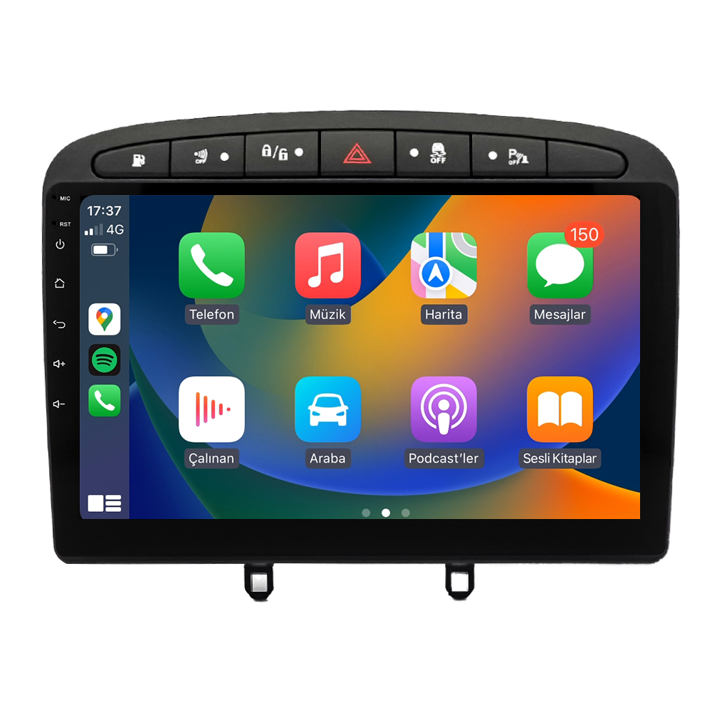 Peugeot 308 Android Multimedya Sistemi (2008-2013)