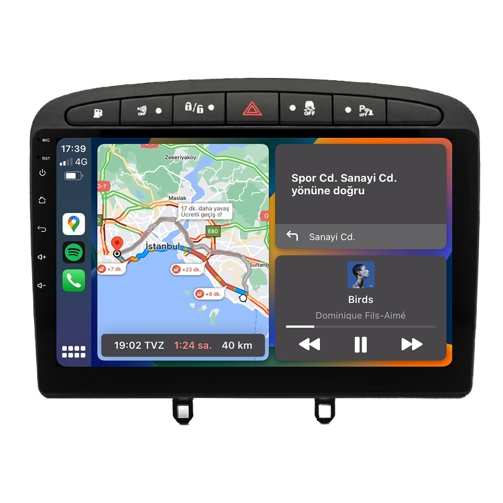 Peugeot 308 Android Multimedya Sistemi (2008-2013)