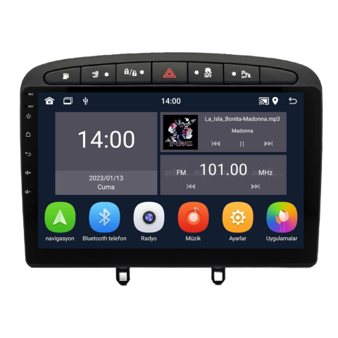 Peugeot 308 Android Multimedya Sistemi (2008-2013)