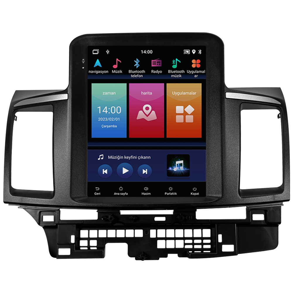 Mitsubishi Lancer Android Multimedya Sistemi (2008-2019) CRV-4891XT