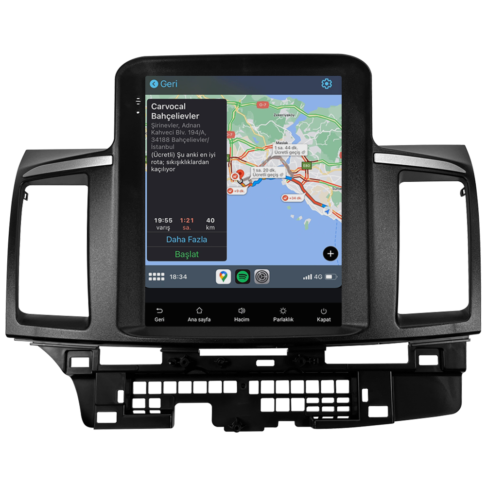 Mitsubishi Lancer Android Multimedya Sistemi (2008-2019) CRV-4891XDT