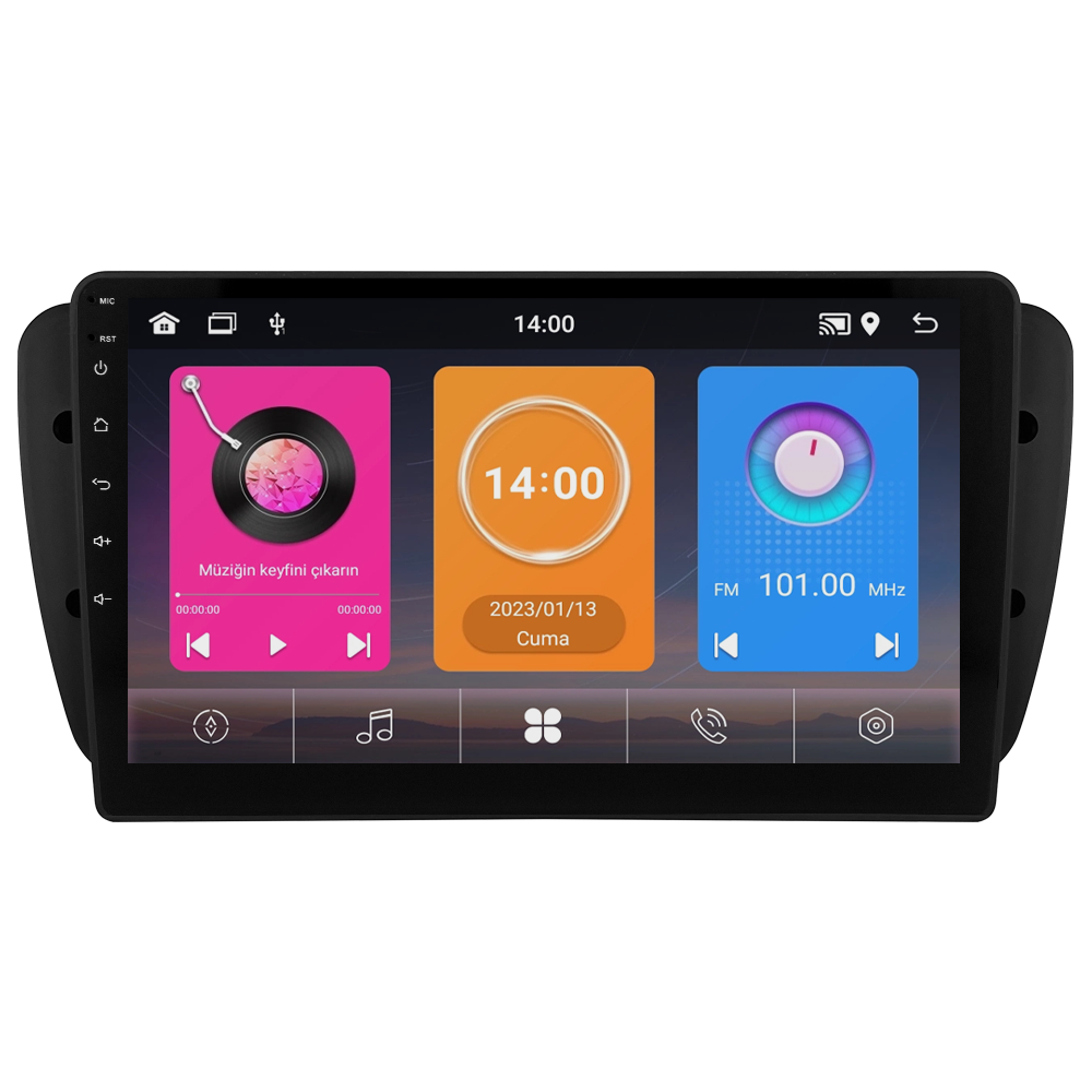Seat Ibiza Android Multimedya Sistemi (2009-2012) CRV-4932XAA