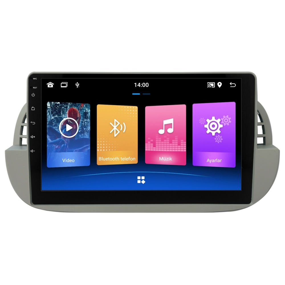 Fiat 500 Multimedya Sistemi Beyaz Çerçeve (2008-2014) CRV-4652XW