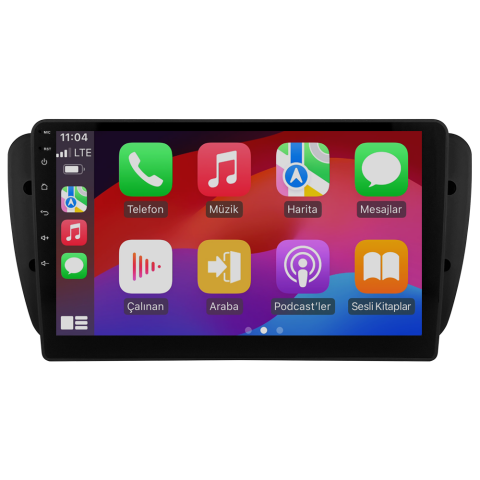 Seat Ibiza 2009-2012 Android 14 Multimedya Sistemi | CarPlay, Android Auto, Geri Görüş Kamera