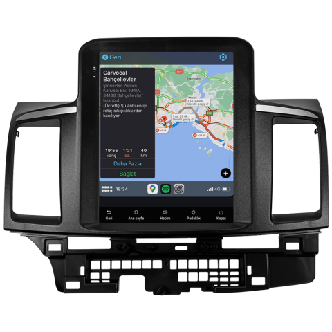 Mitsubishi Lancer Android Multimedya Sistemi (2008-2019) CRV-4891XAAT