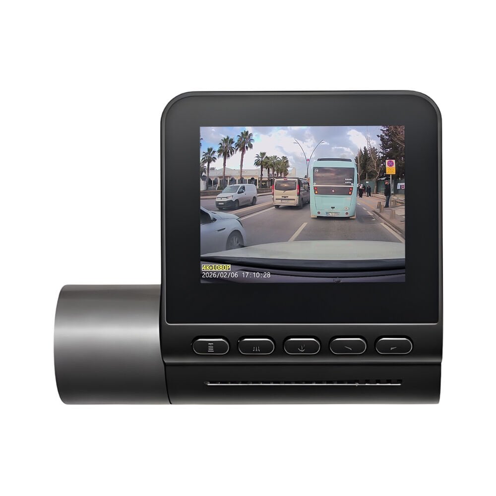 Carvion V22 4K Ön + Full HD Arka Araç Kayıt Kamerası | ADAS, GPS, Wi-Fi
